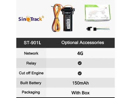 copy of SinoTrack ST-901 GPS Tracker - With Engine/Fuel Cut-Off